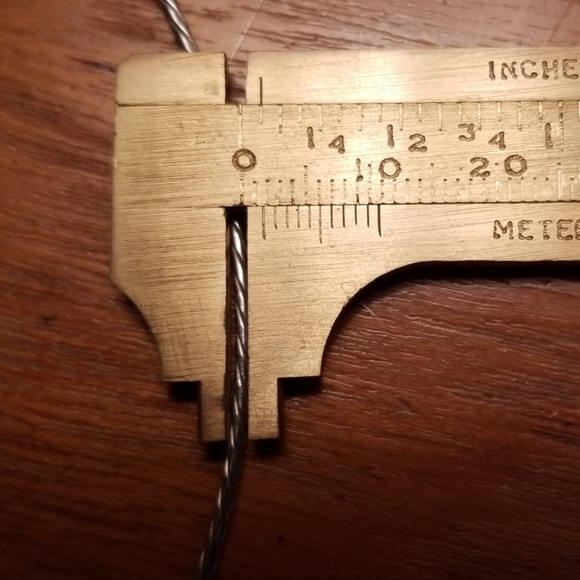 14kt White Gold Twisted Necklace - Picture 3 of 3